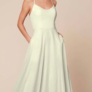 Dear Cleo pistachio Gianna dress (dusty sage)